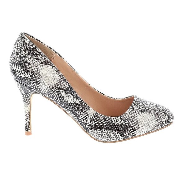 Signature by Shoe dazzle Aundrea Snake print heels 7.5 NEW NWT - Picture 3 of 12